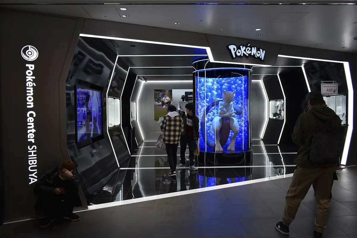 Entrance of Pokémon Center Shibuya inside Shibuya Parco