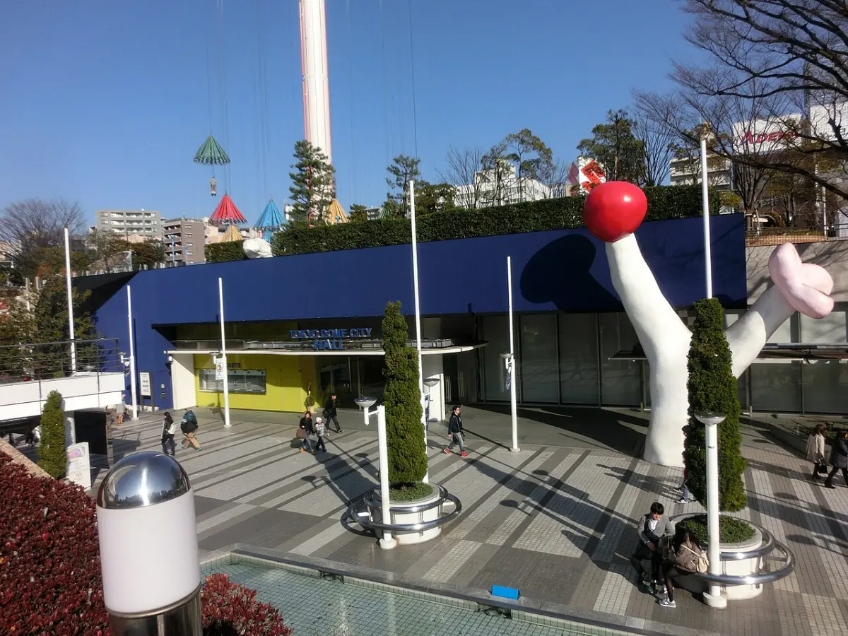 Plaza at Tokyo Dome City, the entertainment complex where ASOBono is located