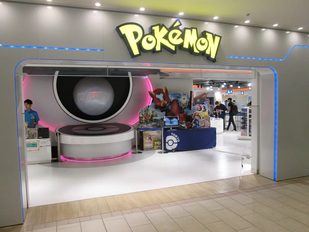 Entrance of Pokémon Center Mega Tokyo in Sunshine City, Ikebukuro